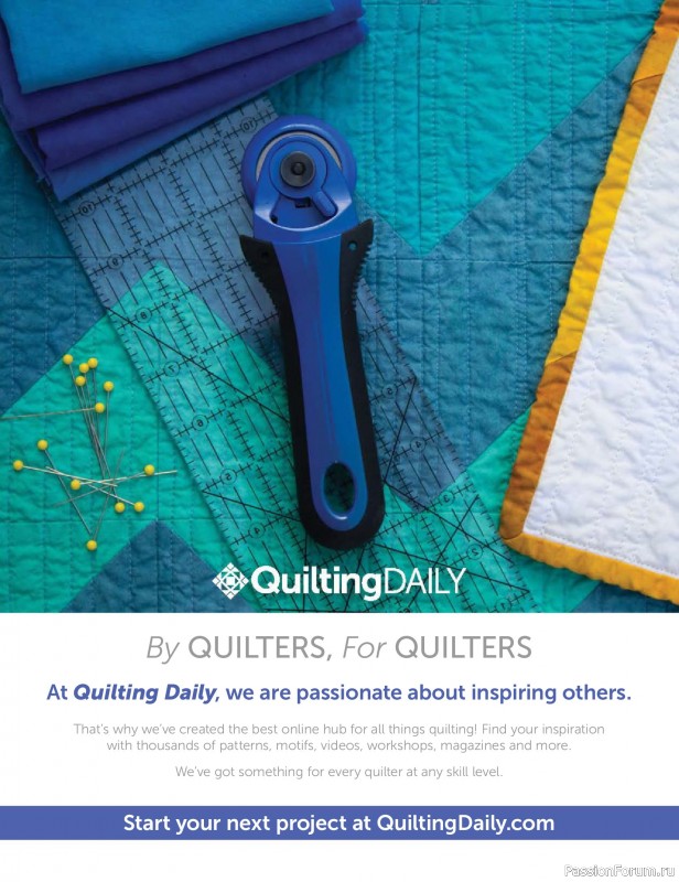 Коллекция проектов для рукодельниц в журнале &laquo;Love of Quilting - Fall 20266&raquo;