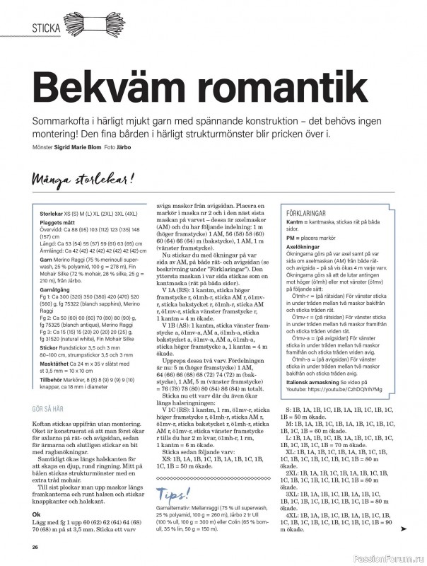 Коллекция проектов для рукодельниц в журнале «Stickat & Sant №4 2023»