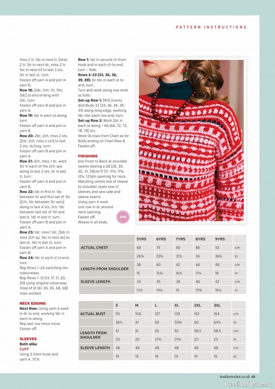 Вязаные проекты крючком в журнале «Inside Crochet №184 2025»