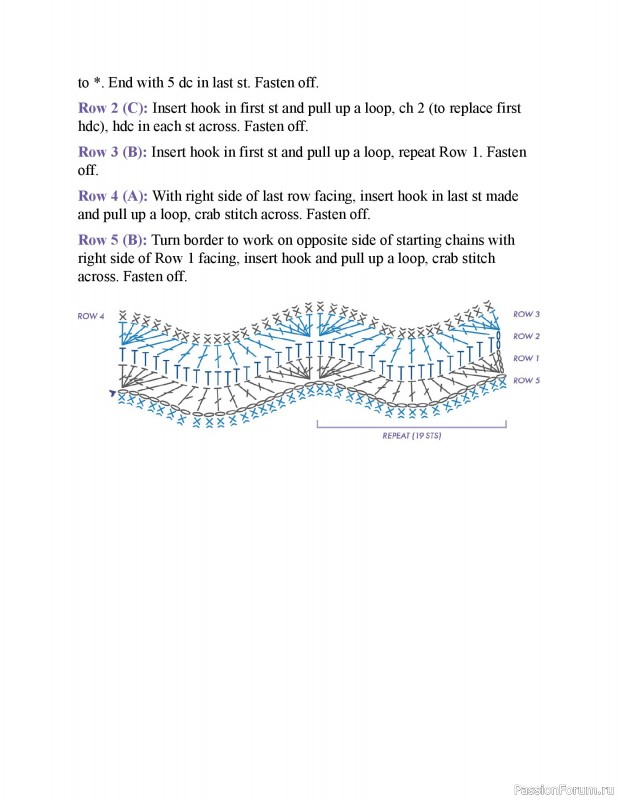 Вязаные проекты в книге &laquo;150 Crochet Borders&raquo;. Часть 2