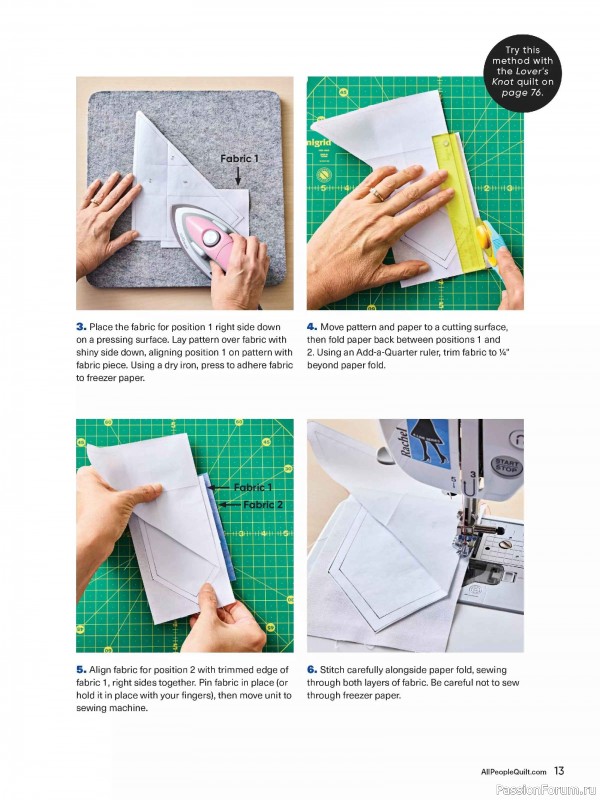 Коллекция проектов для рукодельниц в журнале «American Patchwork & Quilting №198 2025»