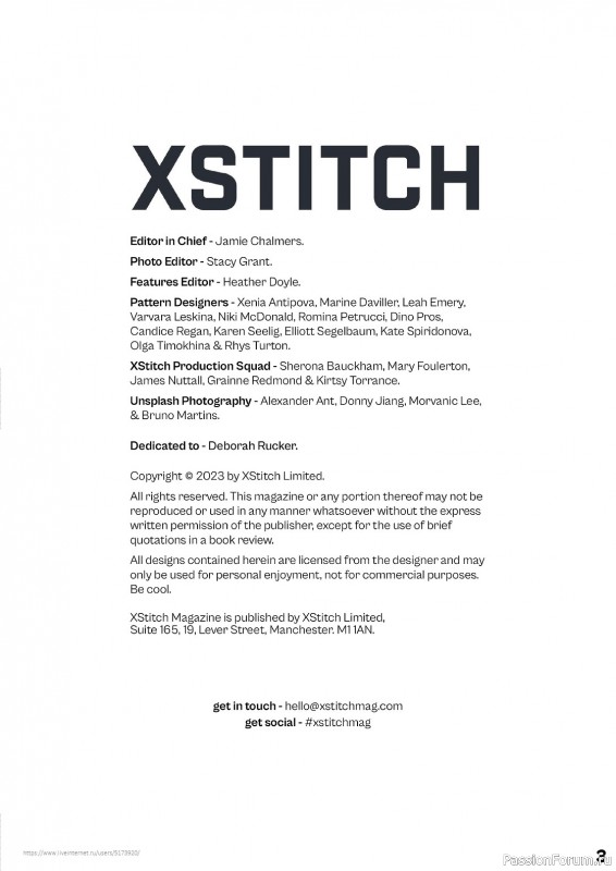 Коллекция вышивки в журнале «XStitch Magazine №24 2023»