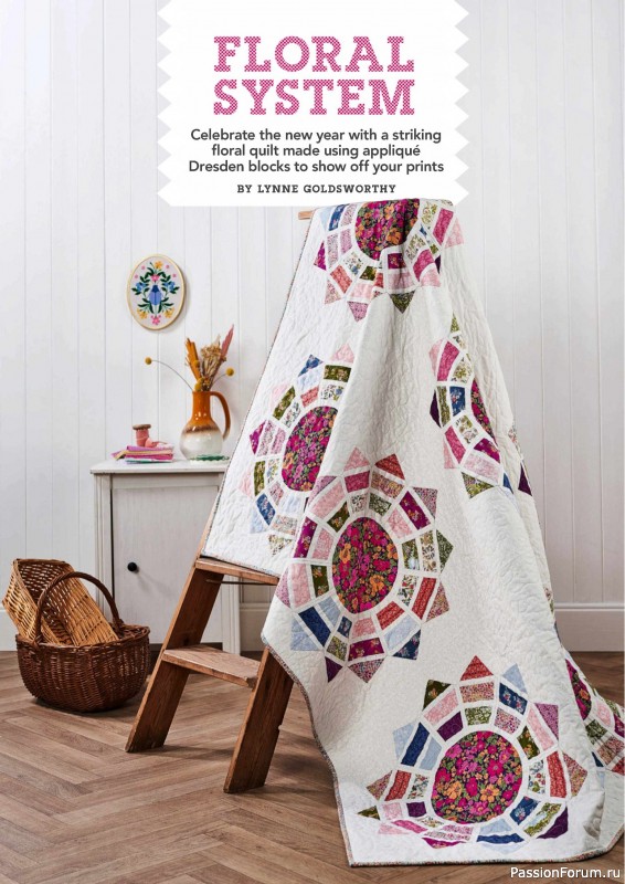 Коллекция проектов для рукодельниц в журнале «Love Patchwork & Quilting №145 2024»