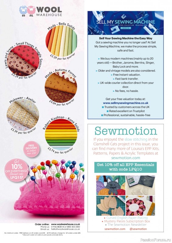 Коллекция проектов для рукодельниц в журнале «Love Patchwork & Quilting №157 2025»