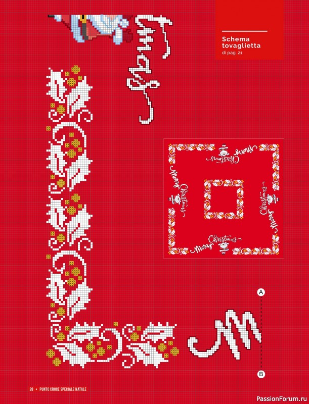 Коллекция проектов для рукодельниц в журнале «Mani di Fata Speciale Punto Croce - Natale 2025»