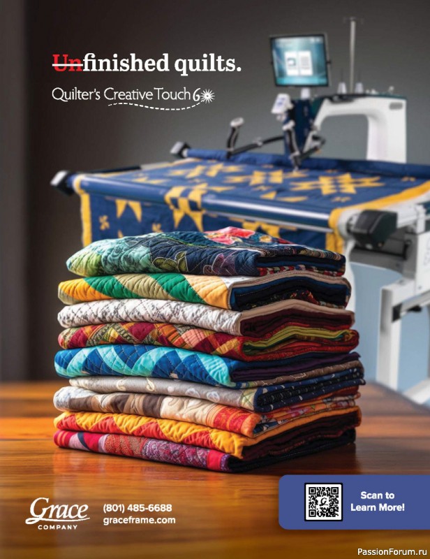 Коллекция проектов для рукодельниц в журнале «Fons & Porter’s Love of Quilting – Spring 2025»