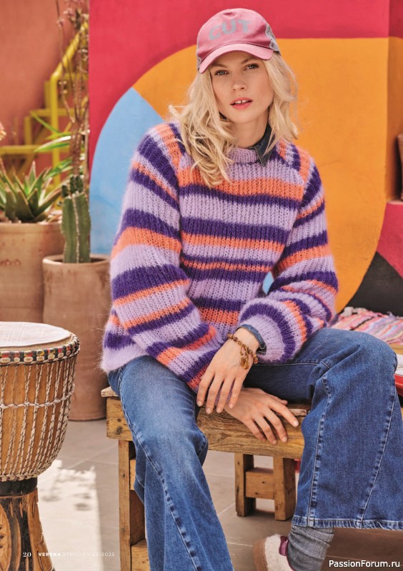 Вязаные модели в журнале «Verena Stricktrends №3 2025»