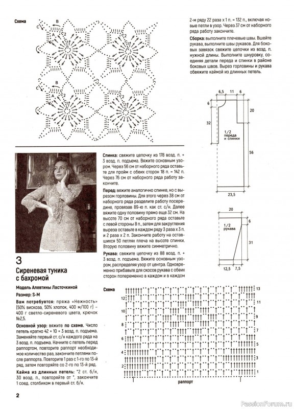 Вязаные модели в журнале «Вяжем крючком №2 2022»