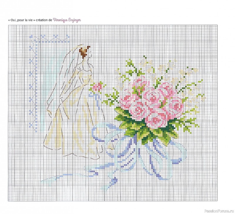 Коллекция вышивки в книге «Reves de fleurs - 2026»