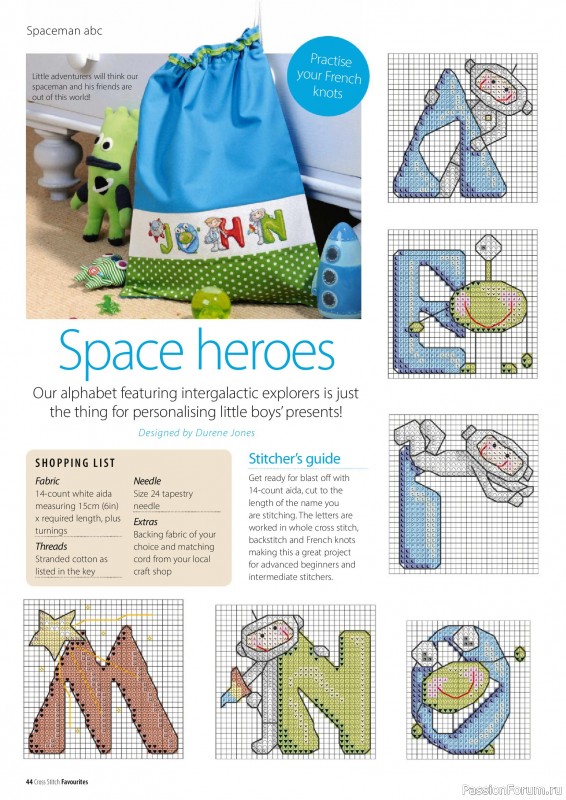 Коллекция вышивки в журнале «Cross Stitch Favourites №43 2025»