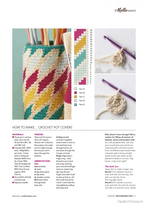 Вязаные проекты в журнале &laquo;Mollie Makes - Crochet 2026&raquo;