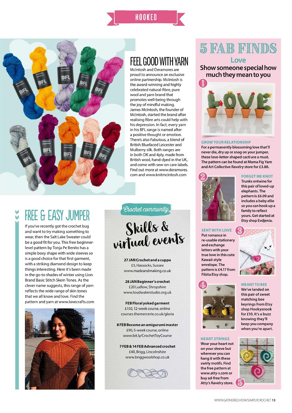 Вязаные модели для всей семьи в журнале "Simply Crochet №118 2022"