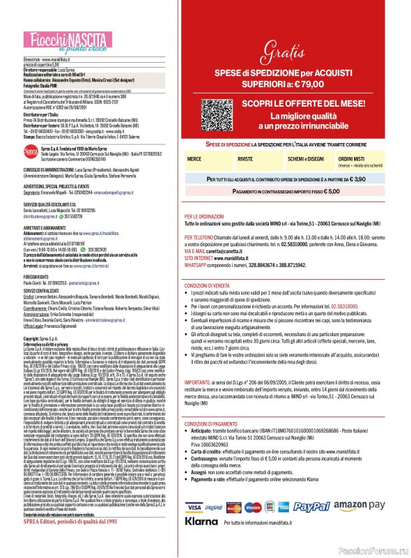 Коллекция вышивки в журнале &laquo;Mani di Fata - Speciale Punto Croce №11 2026&raquo;