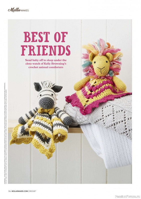 Вязаные проекты в журнале &laquo;Mollie Makes - Crochet 2026&raquo;