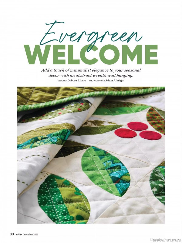 Коллекция проектов для рукодельниц в журнале «American Patchwork & Quilting №197 2025»