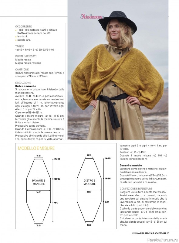 Вязаные модели в журнале «Piu Maglia Speciale Accessori №12 2025»