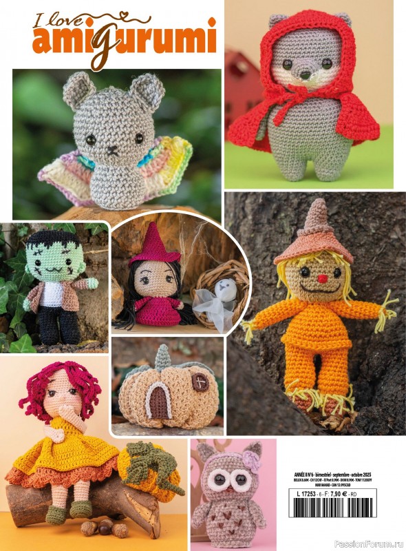 Вязаные проекты крючком в журнале «I Love Amigurumi №6 2025»
