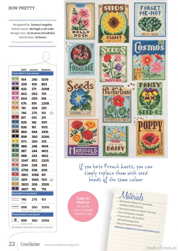 Коллекция вышивки в журнале &laquo;CrossStitcher №432 2026&raquo;