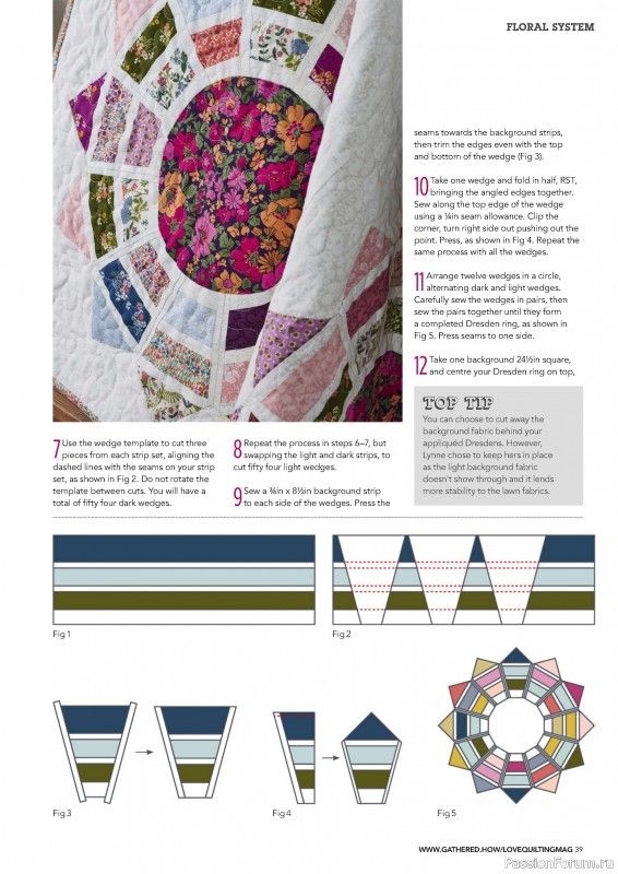 Коллекция проектов для рукодельниц в журнале «Love Patchwork & Quilting №145 2024»