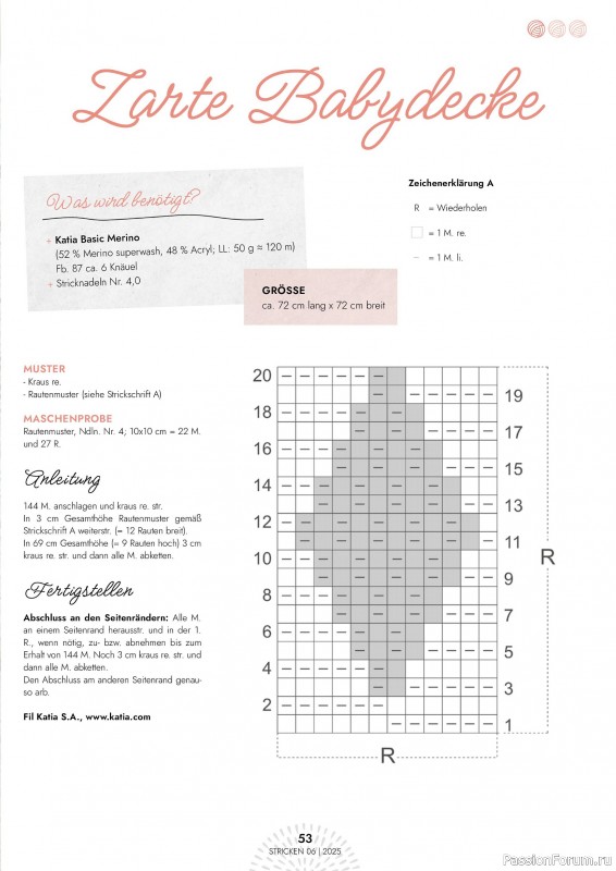 Вязаные проекты в журнале «Einfach Stricken №6 2025»