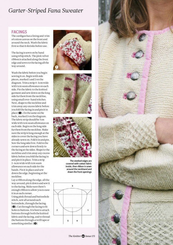 Вязаные модели спицами в журнале «The Knitter №175 2022»