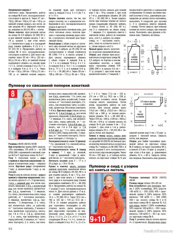 Вязаные модели в журнале «Сабрина №11 2025»