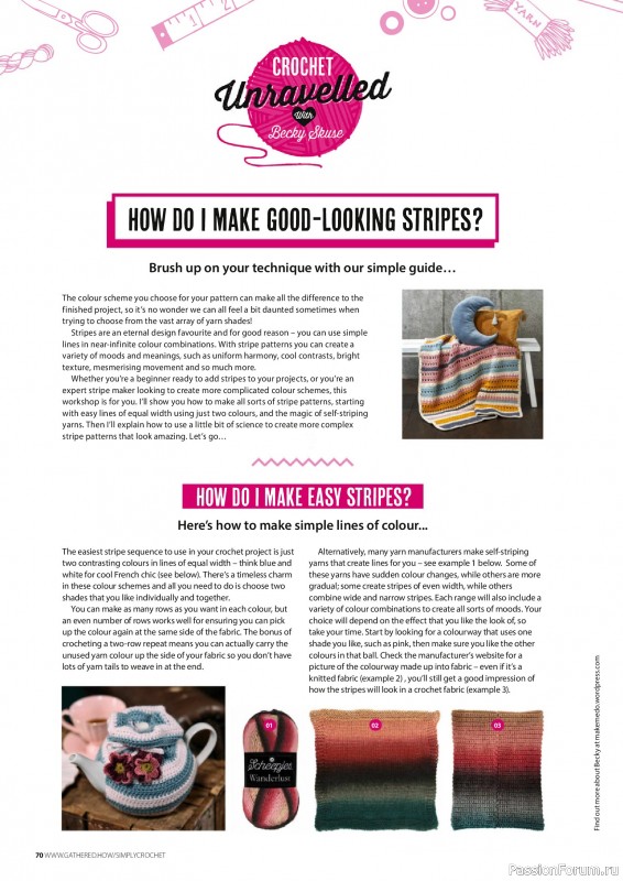 Вязаные проекты крючком в журнале «Simply Crochet №162 2025»