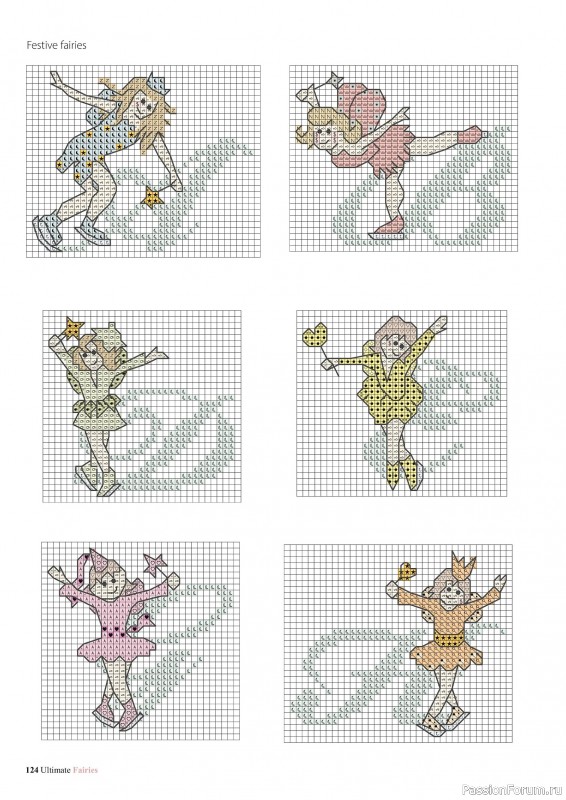 Коллекция вышивки в журнале «Ultimate CrossStitch Faries - November 2025»