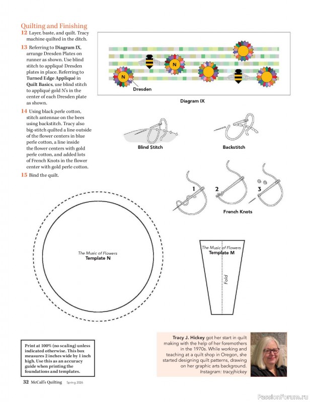 Коллекция проектов для рукодельниц в журнале «McCalls Quilting - Spring 2026»