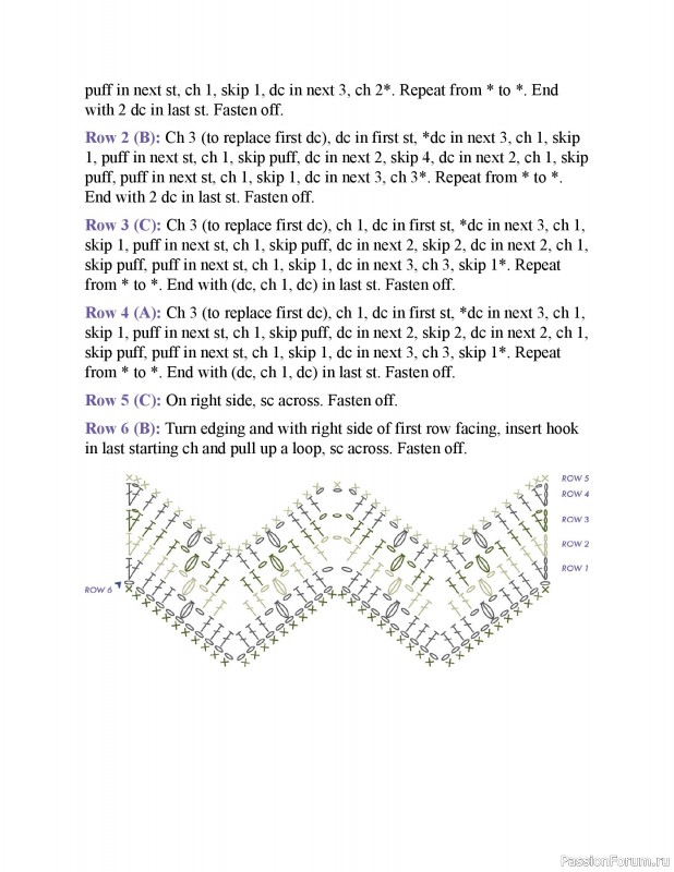 Вязаные проекты в книге &laquo;150 Crochet Borders&raquo;. Часть 2