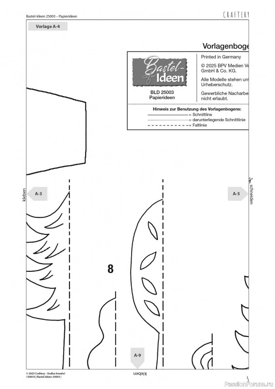 Коллекция проектов для рукодельниц в журнале «Bastel-Ideen №3 2025»