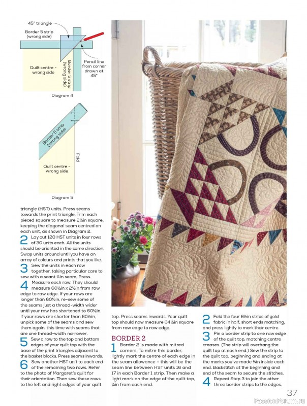 Коллекция проектов для рукодельниц в журнале &laquo;Quilters Companion №137 2026&raquo;