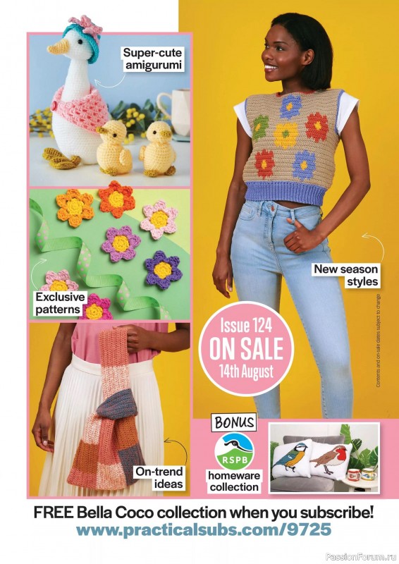 Вязаные проекты крючком в журнале «Crochet Now №123 2025»