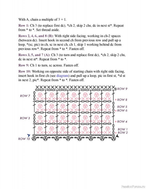 Вязаные проекты в книге &laquo;150 Crochet Borders&raquo;. Часть 3