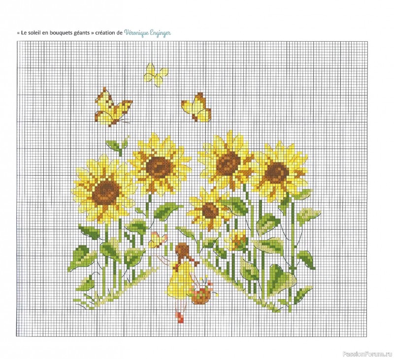 Коллекция вышивки в книге «Reves de fleurs - 2026»