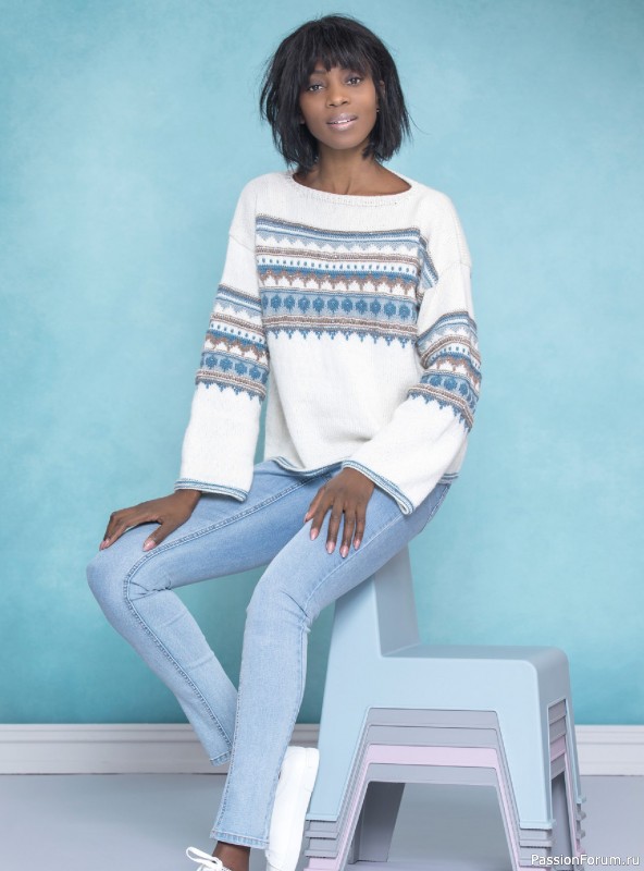 Вязаные проекты в журнале &laquo;Yarnmade №1 2018 Spring & Summer&raquo;. Продолжение