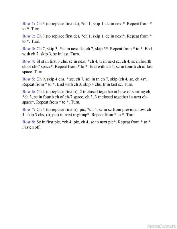 Вязаные проекты в книге &laquo;150 Crochet Borders&raquo;. Часть 1