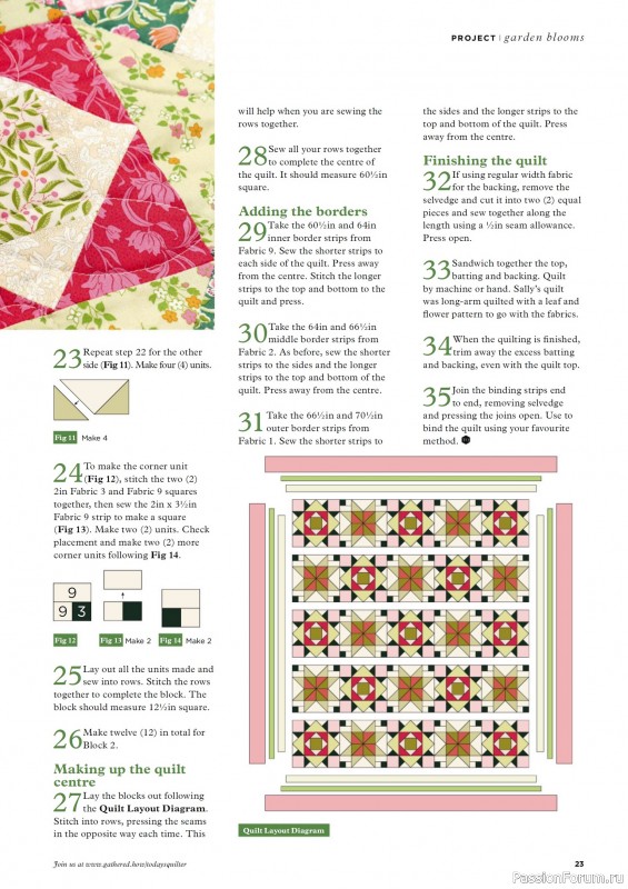 Коллекция проектов для рукодельниц в журнале «Todays Quilter №131 2025»