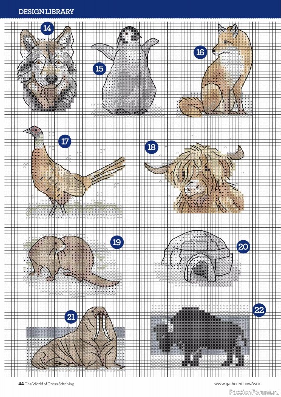 Коллекция вышивки в журнале «The World of Cross Stitching №364 2025»