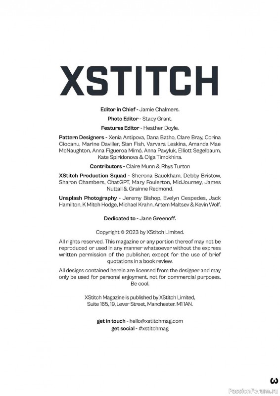 Коллекция вышивки в журнале «XStitch Magazine №23 2023»