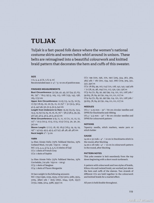 Вязаные проекты в книге &laquo;Traditions Revisited&raquo;. Продолжение