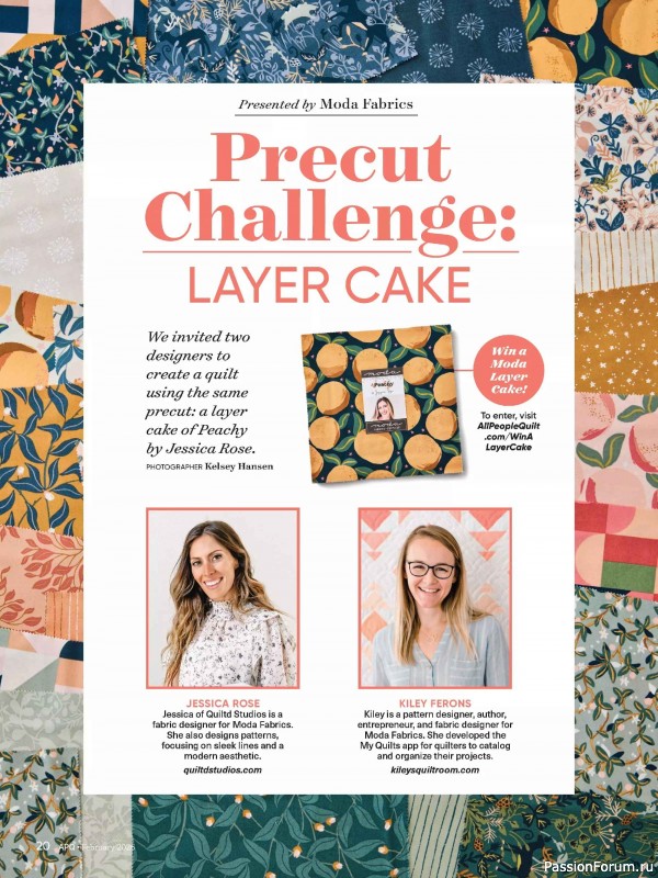 Коллекция проектов для рукодельниц в журнале «American Patchwork & Quilting №198 2025»