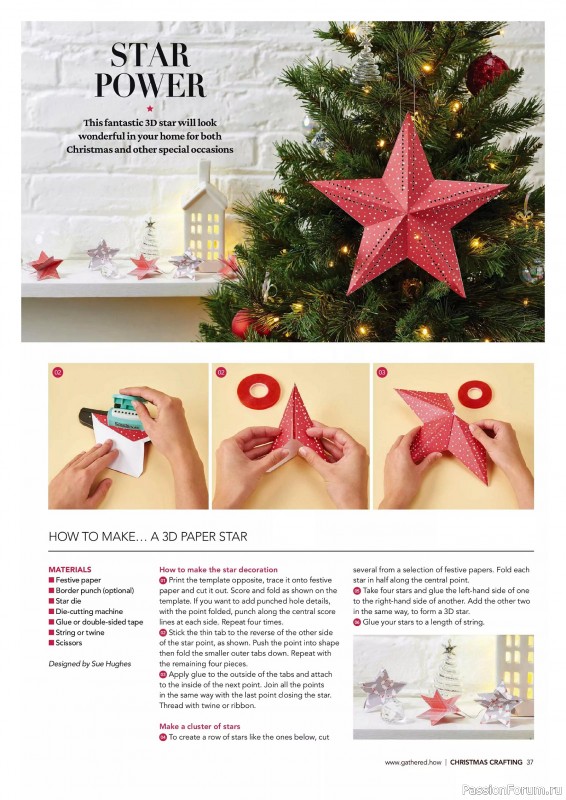 Коллекция проектов для рукодельниц в журнале «Mollie Makes - Christmas Crafting 2025»