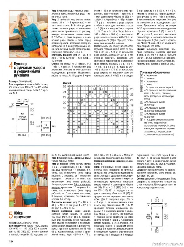 Вязаные модели в журнале «Сабрина №4 2023»