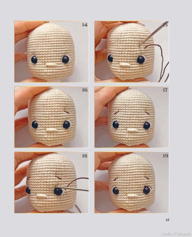 Вязаные проекты в книге &laquo;Киногуруми&raquo;.
