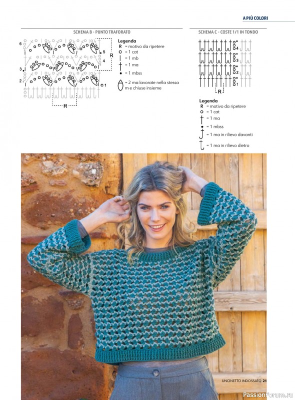 Вязаные проекты в журнале «Uncinetto Indossato №14 2025»
