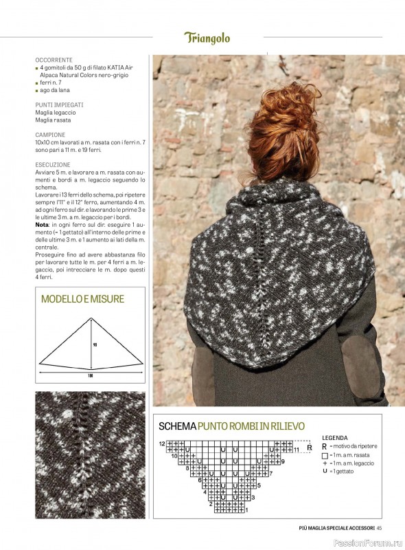 Вязаные модели в журнале «Piu Maglia Speciale Accessori №12 2025»