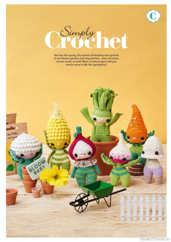 Вязаные проекты крючком в журнале «Simply Crochet №134 2023»