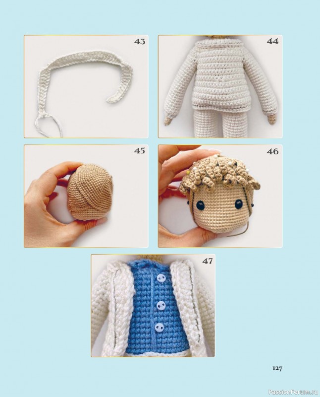 Вязаные проекты в книге &laquo;Киногуруми&raquo;.