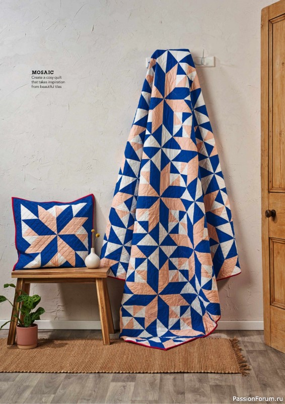 Коллекция проектов для рукодельниц в журнале «Love Patchwork & Quilting №145 2024»
